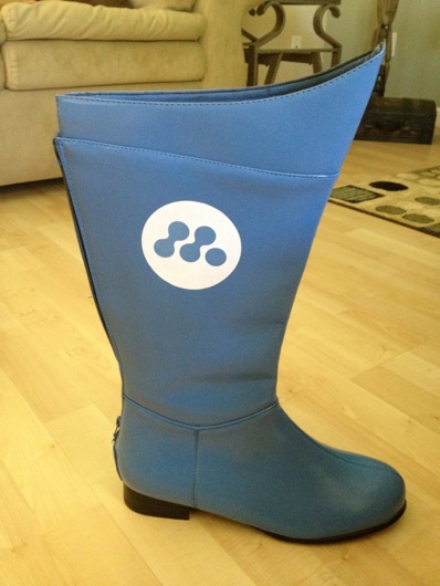 Boots Painted and with Logo