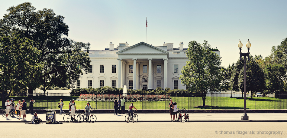 Panorama of the Whitehouse, Washington DC, Nikon D700