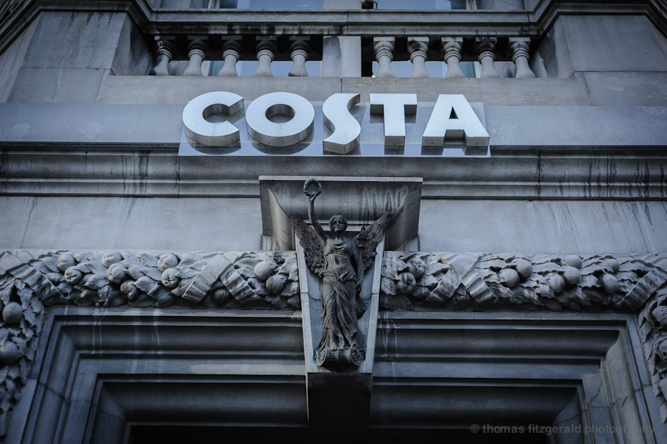 Costa Coffee Entrance on Dawson Street