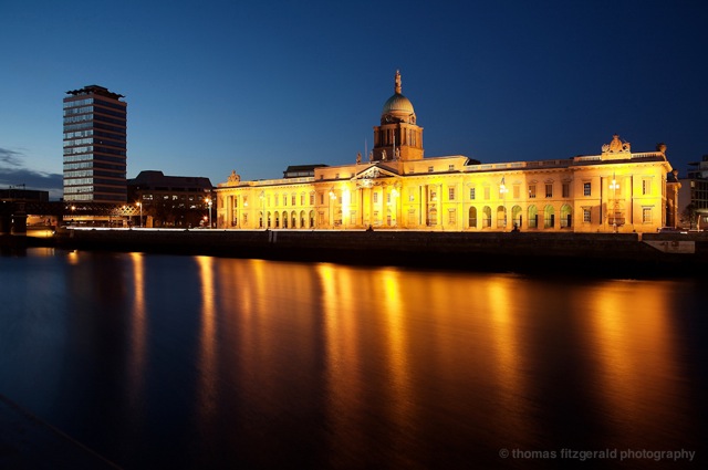 Dublin at night