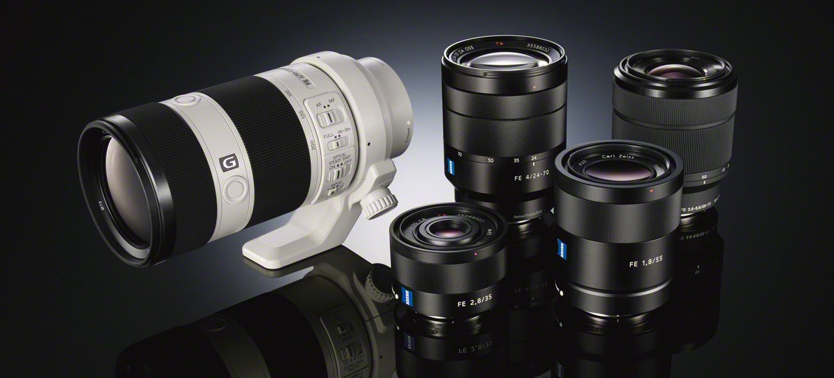 Sony FE lenses for full frae e-mount