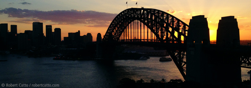 Last Sunset, Harbour Bridge