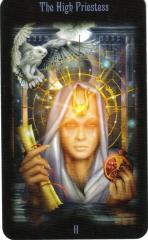 The High Priestess - A Card of the Middle Way, both Study and Intuition