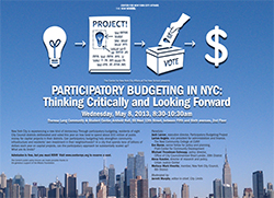 Participatory Budgeting in NYC: Thinking Critically and Looking Forward