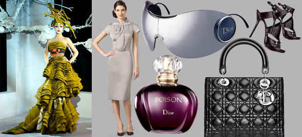 Dior bag perfume couture sunglasses