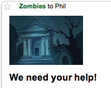 Zombies help