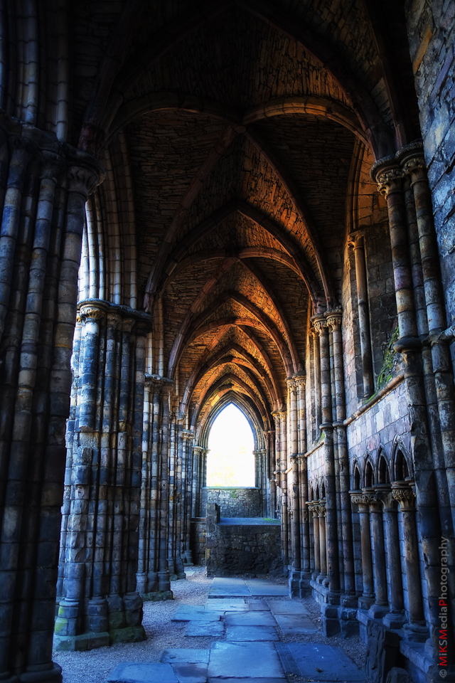 holyrood abbey scotland hdr photography