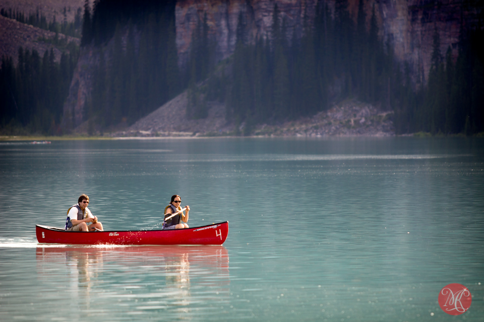 canoe mountain banff lake louise photography