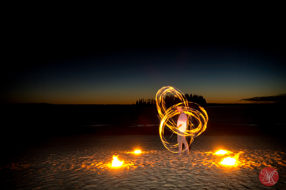 sunset artist fire performer bryton