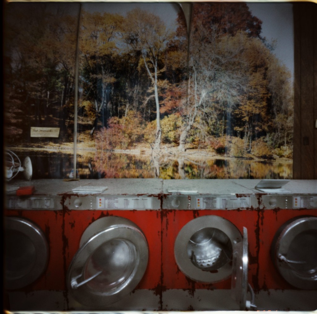 Washers and mural from Laundromat -day.