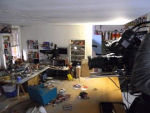 Just because we can... took some footage of the still assembled Living Room diorama.