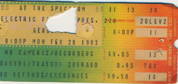 Feb 28, 1983 – Aerosmith / Anvil – The Spectrum