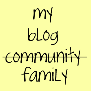 my blog family