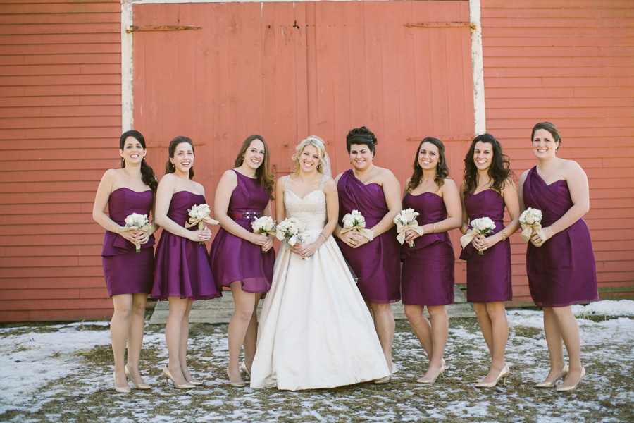 Barn Wedding Bridesmaids