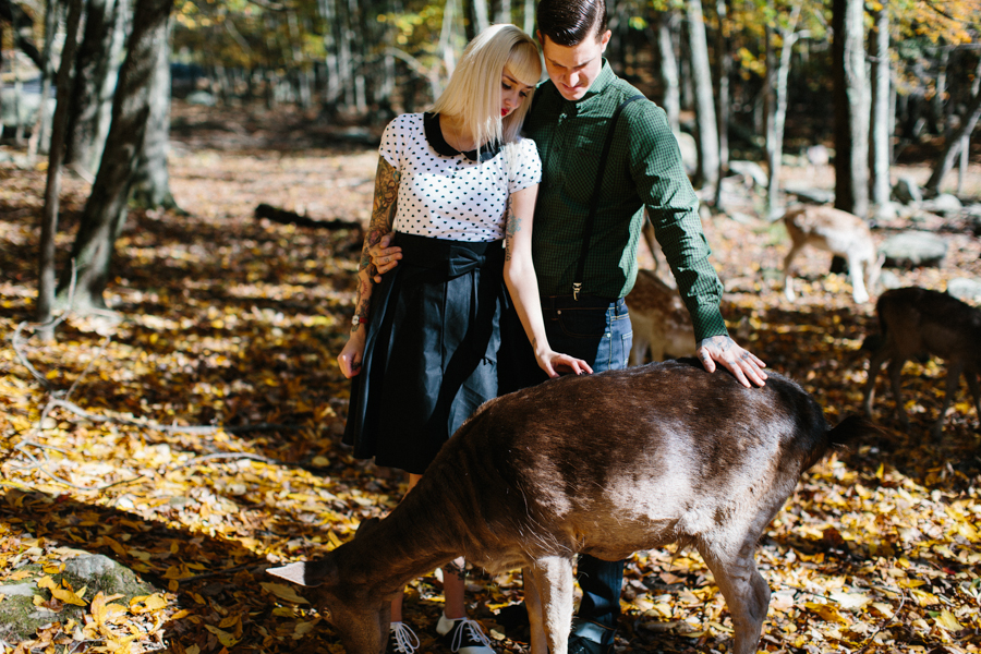 Southwick Zoo Engagement Photography