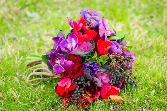 Purple and Red Wedding