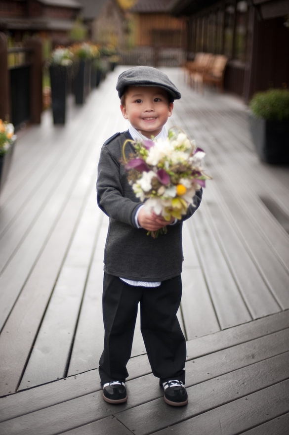 Wedding pictures of ring bearers