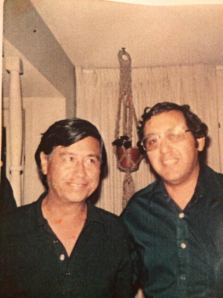 Cesar Chavez and my grandpa Manuel Trujillo