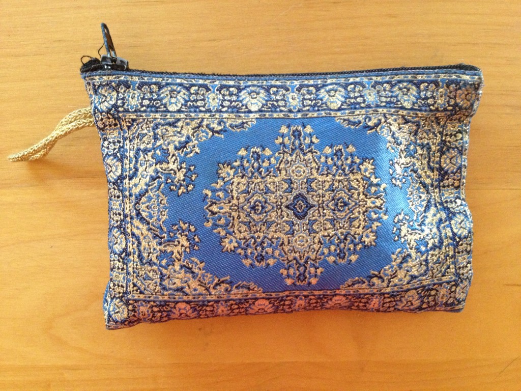 zipper pouch from Istanbul, Turkey