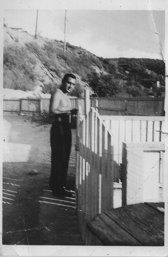My grandpa at the beach in San Pedro circa 1950