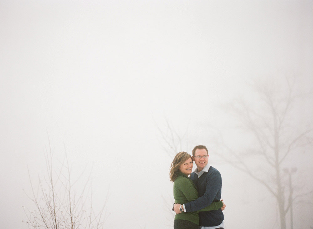 "snowy engagement wisconsin"