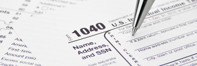 IRS 1040 Tax Form Being Filled Out by kenteegardin, on Flickr