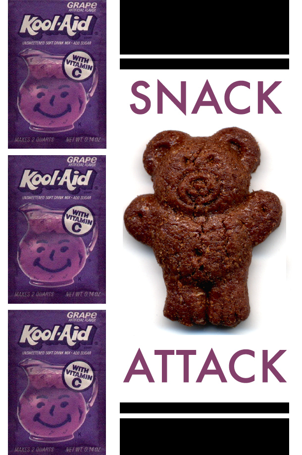 Snack Attack Teddy Graham and Kool-Aid
