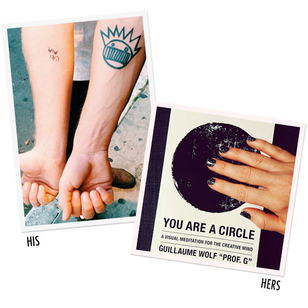 HIS + HERS: Gel nails, You Are A Circle and Tattoos