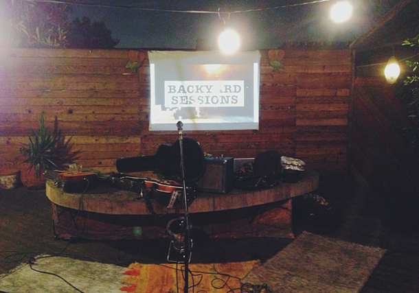The stage / Music Mania / Backyard Sessions