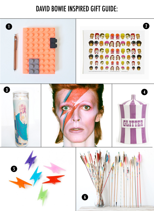 David Bowie Gift Guide and Music Playlist / Bourbon and Goose