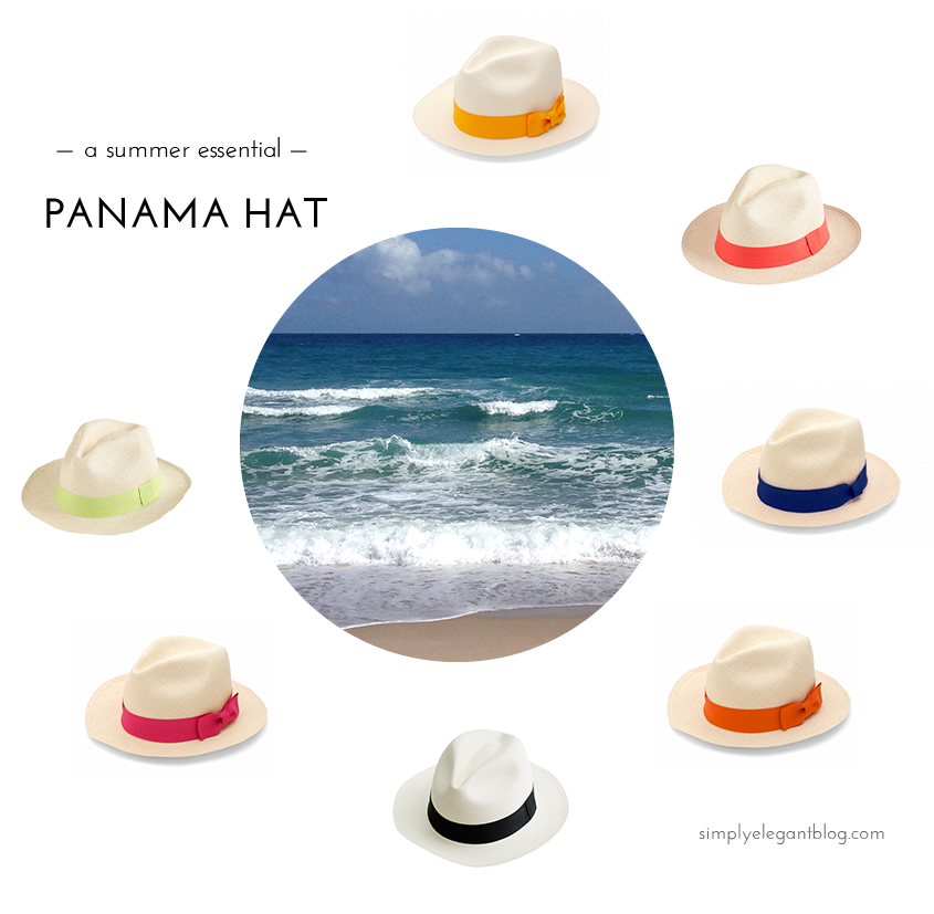 Panama Hat Summer Essential,  Panama Hat, Blogger Panama Hat, Summer Beach Style, Fashion Blogger Beach Style