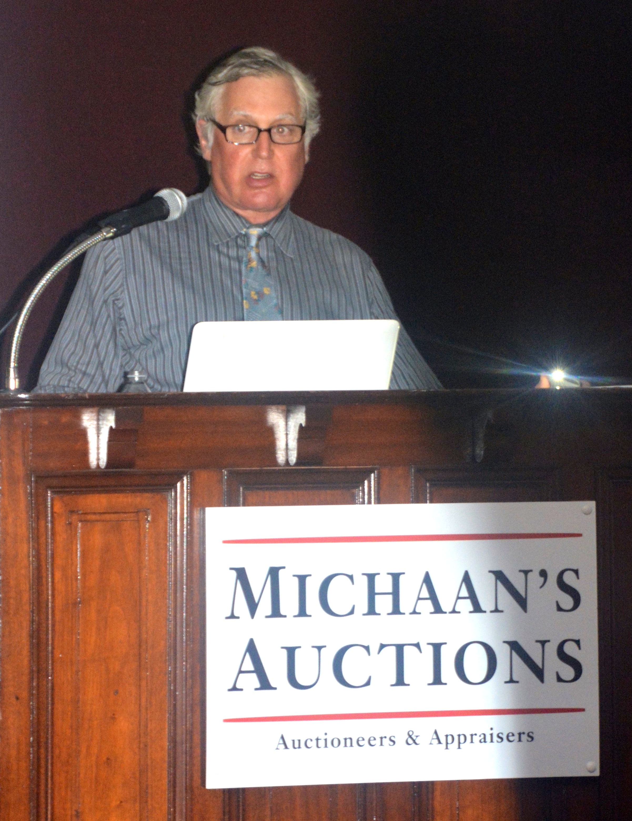 Allen Michaan of Michaan’s auctions