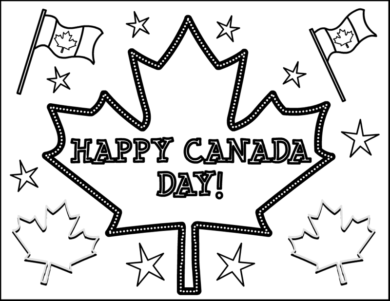 Canada Day Colouring Sheet — Kids in the Capital