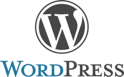 Wordpress logo stacked rgb