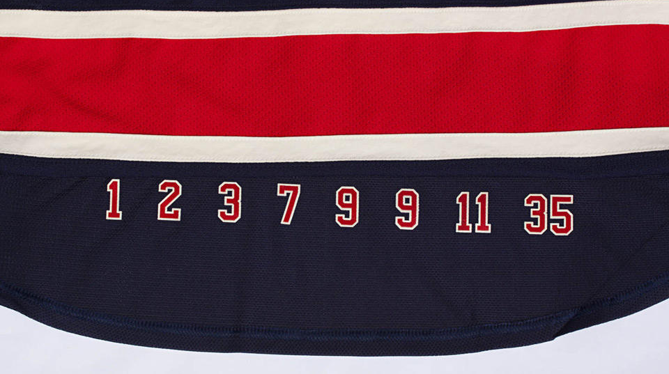 rangers sweater numbers