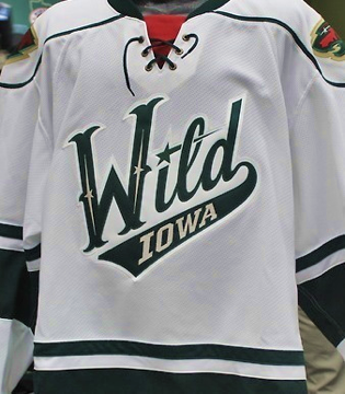 Sturm (#7) White Game Worn Jersey 2020/21 Set #1 - Iowa Wild Hockey Club
