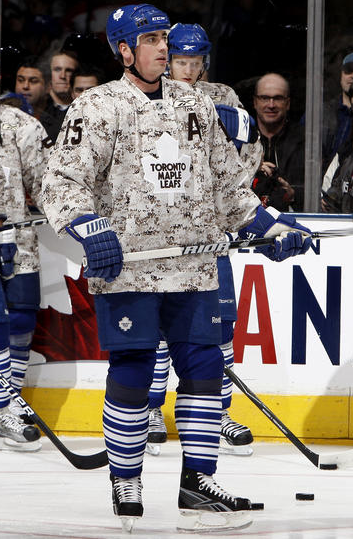 maple leafs camouflage jersey