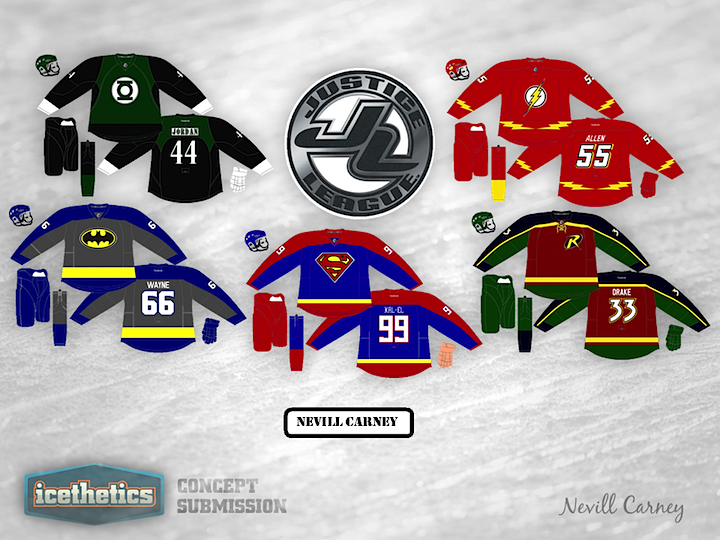 superhero hockey jerseys