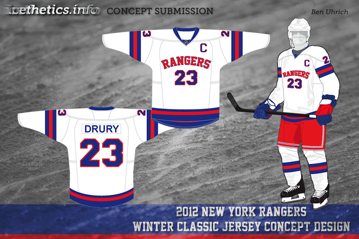 Rumored New York Rangers Winter Classic Jersey Released for 2012 Game in  Philadelphia (Photo) 