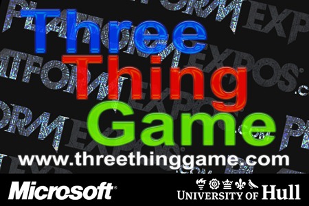 ThreeThingGame Postcard