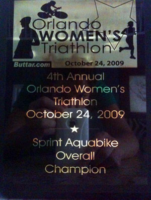 2009 Sprint Aquabike Overall Champion
