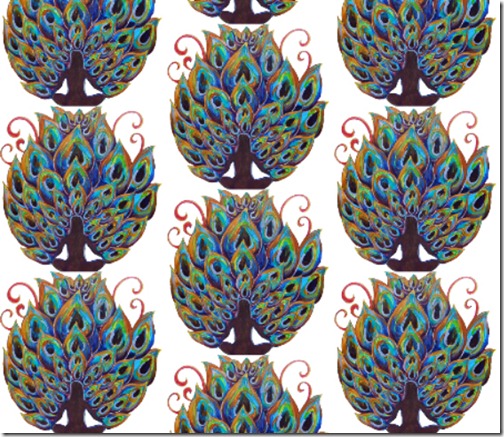 FAT QUARTER DIGITAL_peacock