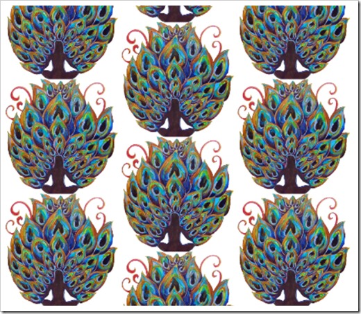 FAT QUARTER DIGITAL_peacock