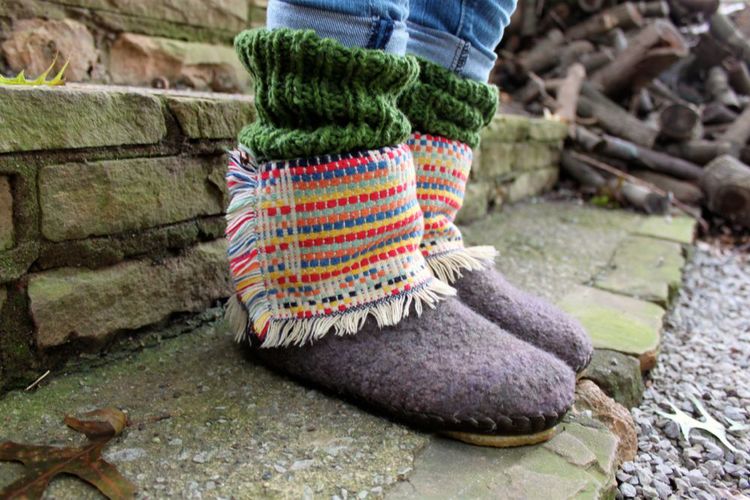 Blanket Ankle Boot in Wool Clasica