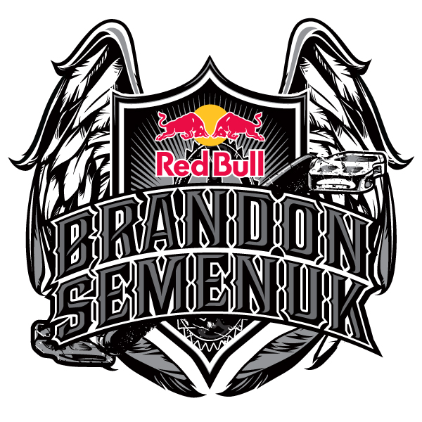 Logo and Poster for Red Bull District Rider: Brandon Semenuk