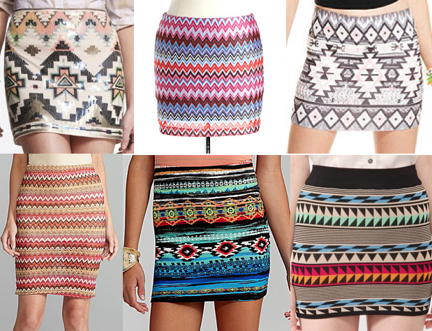 Today's Everyday Fashion: The Aztec Skirt — J's Everyday Fashion