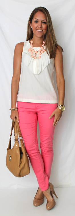 Today's Everyday Fashion: Pink Jeans — J's Everyday Fashion