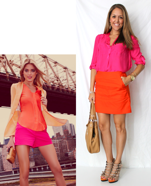 Today's Everyday Fashion: Orange + Pink ...