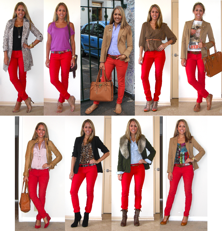 Flashback Friday: Red Pants — J's Everyday Fashion