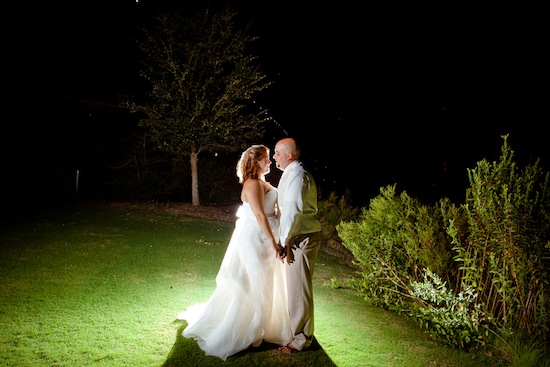 bride and groom kissing at night | photo by www.chiphotographyofcharleston.com